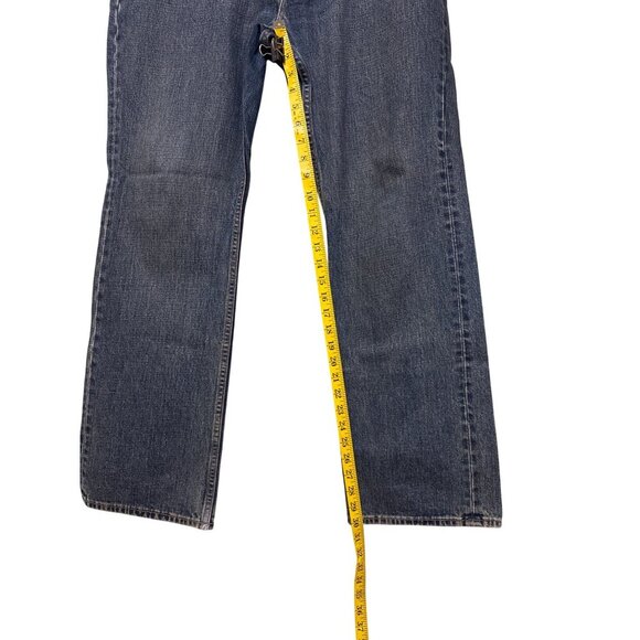 Gap Vintage 2002 Boot Cut Jeans Embroidery Flowers Mushroom Button Fly Size 14R - Picture 16 of 16